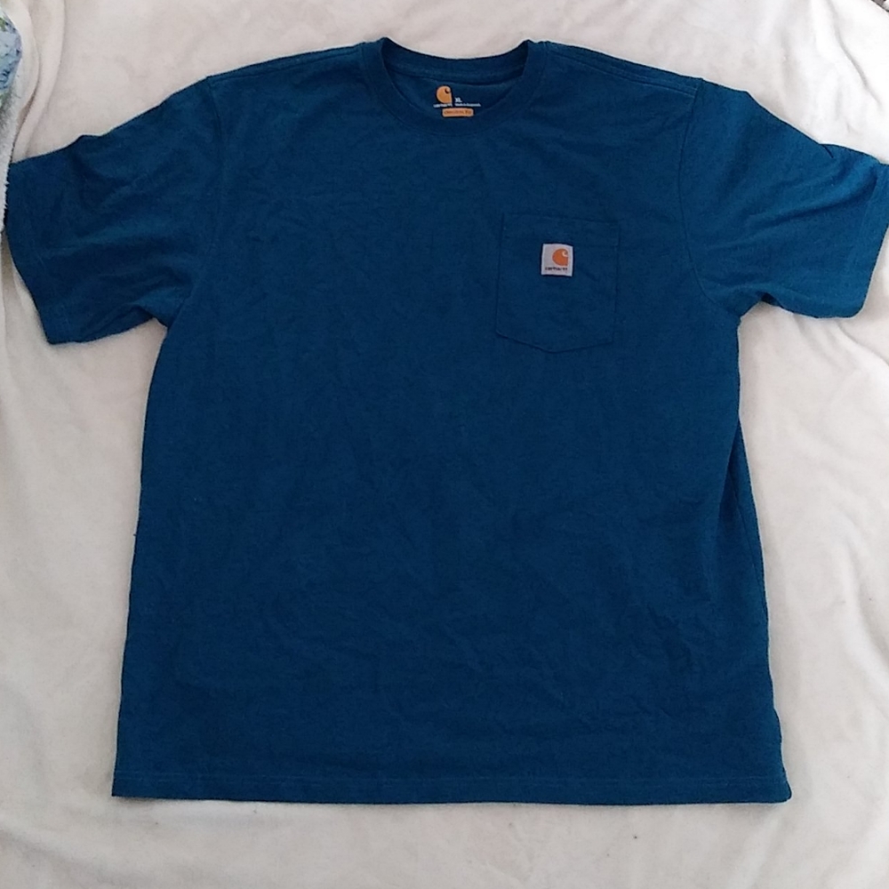 Blue Carhartt mens XL t-shirt